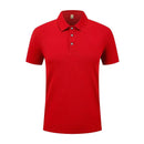 Men's Polo Shirt Short Sleeve Solid Color Lightweight Casual Top