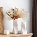 Nordic Plastic Flower Vase Decorative Ceramic Style Plant Pot