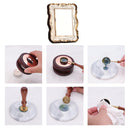 Special-shaped Wax Seal Stamp Head Vintage Embossed Invitation Envelope