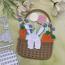 Rabbit Basket Radish Flower Metal Cutting Dies For DIY Scrapbooking