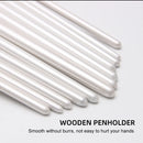 12-Piece Nylon Bristle Brushes Set For Wall Painting Art Supplies