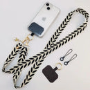 Mobile Phone Lanyard With Pearl Pendant Two Color Options