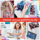 40Pcs Cotton Quilt Fabric Strips For Quilting Patchwork Craft