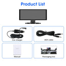 10 Inch 4K Dash Cam Car DVR Dual Lens Wireless Carplay GPS