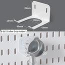 Pegboard Wall Organizer Kit Modular Panels No-Punch Installation Craft Storage