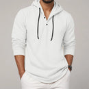 Men's Cotton Hoodie Long Sleeve Casual Oversized Loose Fit Shirt