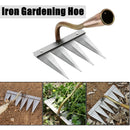 Carbon Steel Garden Hand Rake With 4 To 7 Teeth For Soil Loosening