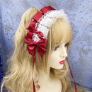 Lovely Sweet Anime Maid Cosplay Headband Lace Flower Hair Accessory