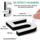 MCDFL Giant Wall Clock 3D Mirror Sticker Nordic Modern Large Timepiece