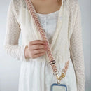 Mobile Phone Lanyard With Pearl Pendant Two Color Options