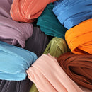 Pleated Fabric Soft Polyester Textile For Wedding Decor Sewing