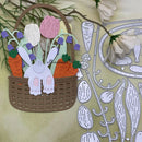 Rabbit Basket Radish Flower Metal Cutting Dies For DIY Scrapbooking