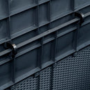 Garden Storage Box 320L Large Outdoor Storage Chest Black Grey Anthracite