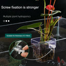 Aquarium Plant Basket Transparent Hanging Pot Aquatic Plants Holder