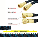 Expandable Garden Hose With Spray Nozzle For Car Wash And Irrigation