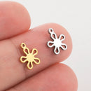 5pcs Stainless Steel Tree Of Life Charms For Jewelry Crafting