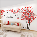 3D Mirror Tree Wall Sticker Acrylic Art Living Room Bedroom Decor