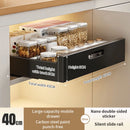 In-Cabinet Pulley Drawer Organizer Kitchen Shelf Spice Storage Box