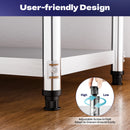 3-tier Stainless Steel Storage Rack Strong Load Capacity Organizer