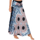 Boho Maxi Skirt Women Vintage Two Way Wear Beach Dress Skirt