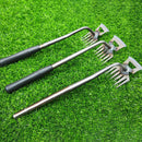 2-in-1 Manganese Steel Hand Weeder Garden Rake Soil Loosening Tool