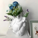 Anatomical Heart Vase Resin Figurine Decorative Flower Holder Display
