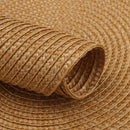 Set Of 12 Round Braided Table Mats Non Slip Heat Resistant Pads