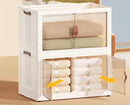 Foldable Storage Boxes Stackable 2 Tiers Multifunctional Organizers