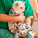 Cat Grooming Wrap Self-Adherent Anti-Bite Scratch Escape Restraint Wrap