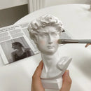 David Head Vase Resin Sculpture Artistic Flower Pot Home Decor