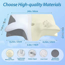 Memory Foam Cervical Pillow Ergonomic Contour Neck Support Orthopedic