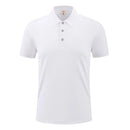 Men's Polo Shirt Short Sleeve Solid Color Lightweight Casual Top