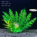 Artificial Aquarium Plants Green Plastic Underwater Fish Tank Decor