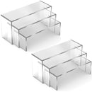 Acrylic Display Stand U Shape Transparent Counter Rack For Cosmetics