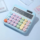 Mechanical Calculator 12 Digit Large LCD Display Dual Power Supply