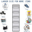 Foldable Over The Door Clothes Organizer With 5 Pockets For Closet