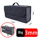 Car Trunk Organizer Foldable Felt Storage Box Portable Vehicle Container