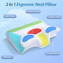 Memory Foam Cervical Pillow Ergonomic Contour Neck Support Orthopedic