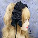 Lovely Sweet Anime Maid Cosplay Headband Lace Flower Hair Accessory