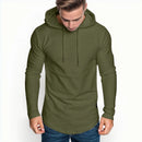 Men's Hoodies Casual Autumn Winter Loose Fit Solid Color Sweater
