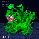 Artificial Aquarium Plants Green Plastic Underwater Fish Tank Decor