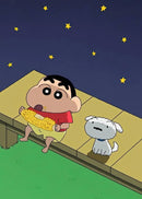 Shinchan Canvas Wall Art Cute Cartoon Kids Bedroom Decor Poster