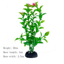Artificial Aquarium Plants Green Plastic Underwater Fish Tank Decor