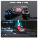 REDTIGER F9 4K Dash Cam Front Rear WiFi GPS Night Vision