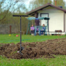 Manual Garden Auger Drill With 6 Inch Spiral Bit And Steel Handle
