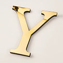 Golden Mirror Acrylic Wall Sticker Large 20cm DIY English Letters Decor