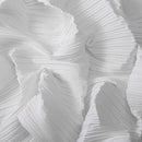 Pleated Fabric Soft Polyester Textile For Wedding Decor Sewing