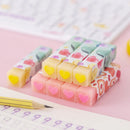 3pcs Cartoon Fruit Eraser Set Cute Pencil Erasers For Kids