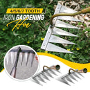 Carbon Steel Garden Hand Rake With 4 To 7 Teeth For Soil Loosening