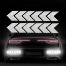 12 Pcs Reflective Sign Tape Safety Warning Stickers For Vehicles